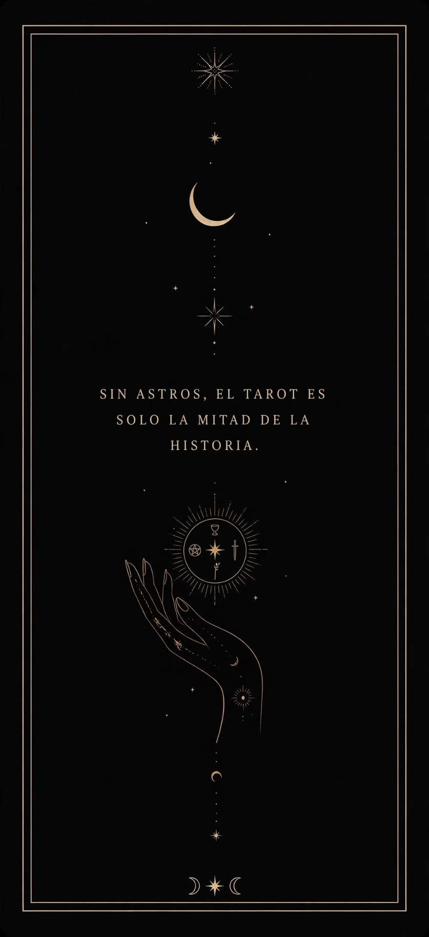 Ilustración: sin astros, el tarot es solo la mitad de la historia